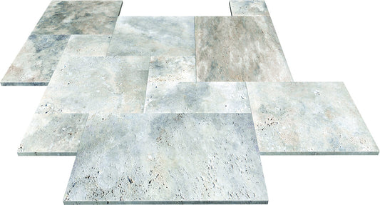 Carrelage Travertin Silver Latte 1.2x40,60x61