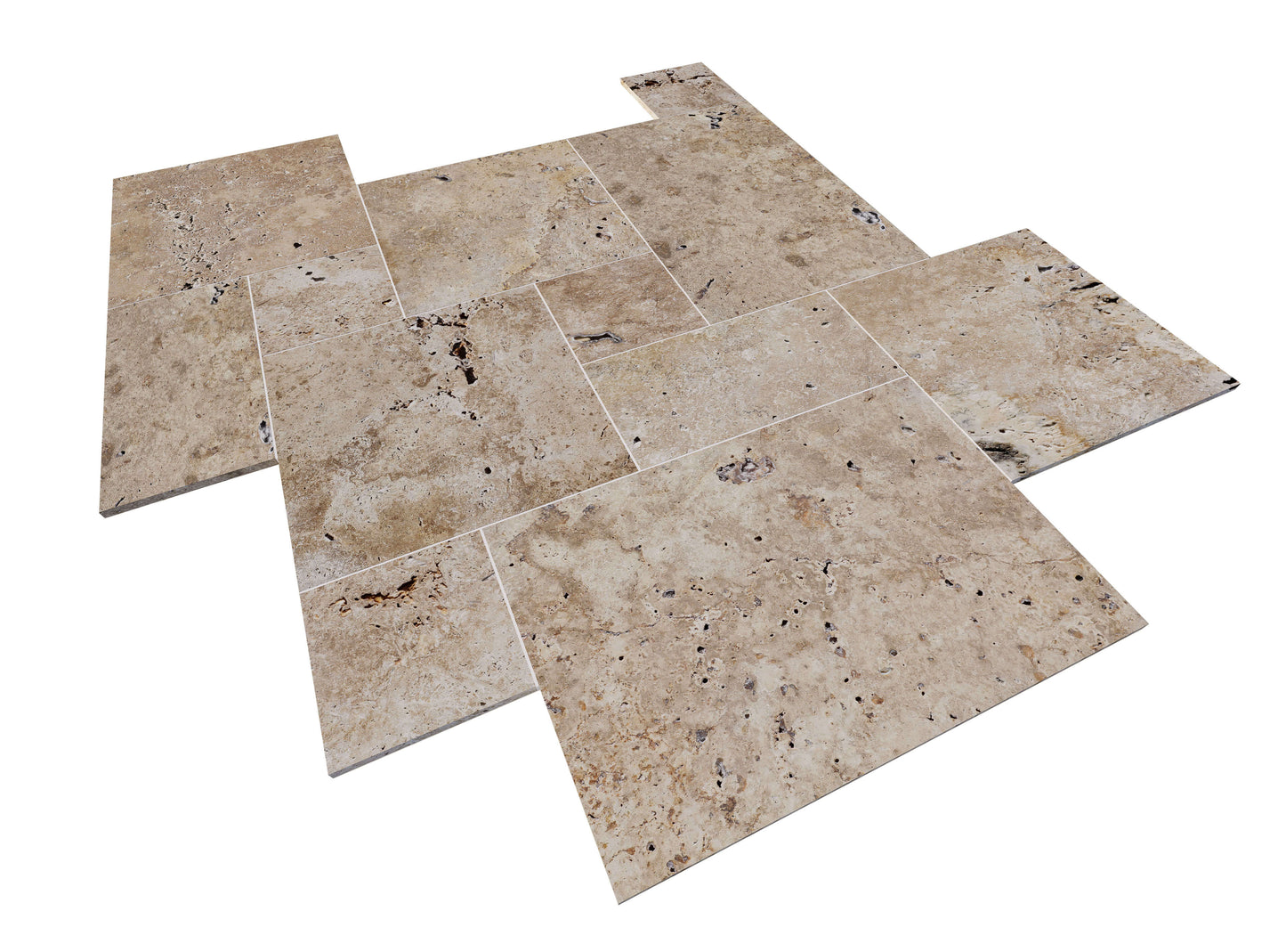 Carrelage Travertin Mix Com 1.2x40,60x61