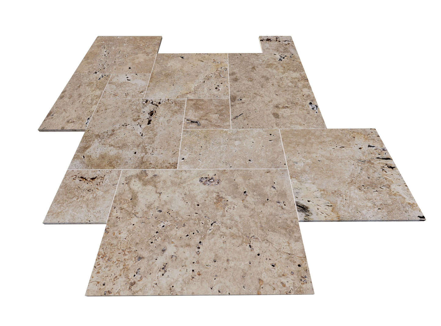 Carrelage Travertin Mix Com 1.2x40,60x61