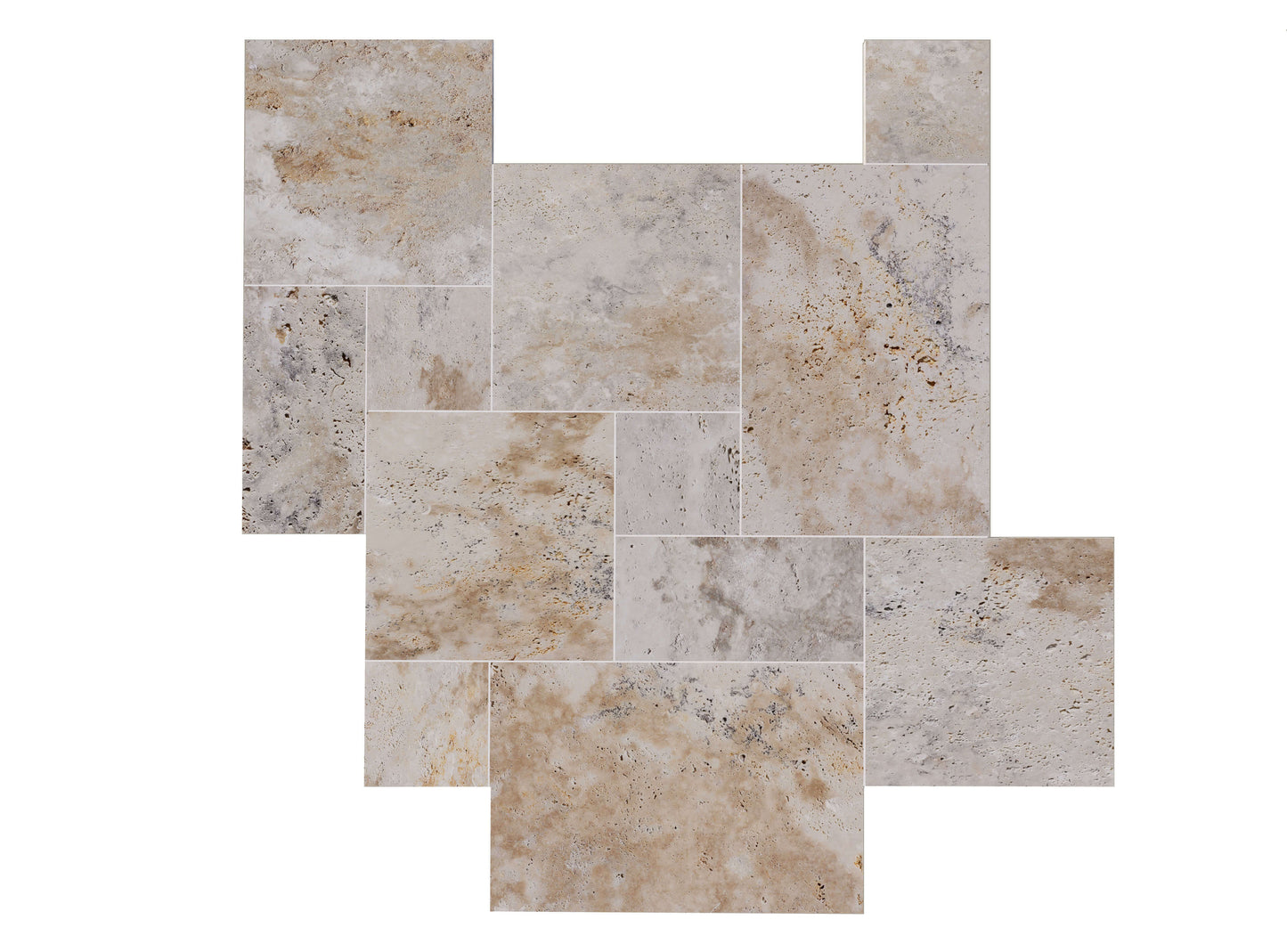 Carrelage Travertin Rustique 1.2x40,60x61