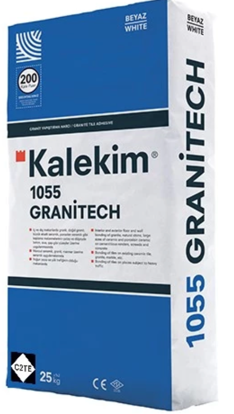 Sac de colle blanc 25 kg C2TE Kalekim Granitech